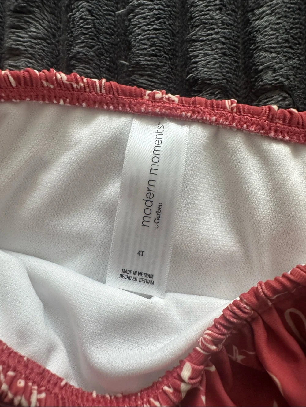 Gerber Coral Pink Seashell Ruffle Bikini Bottoms